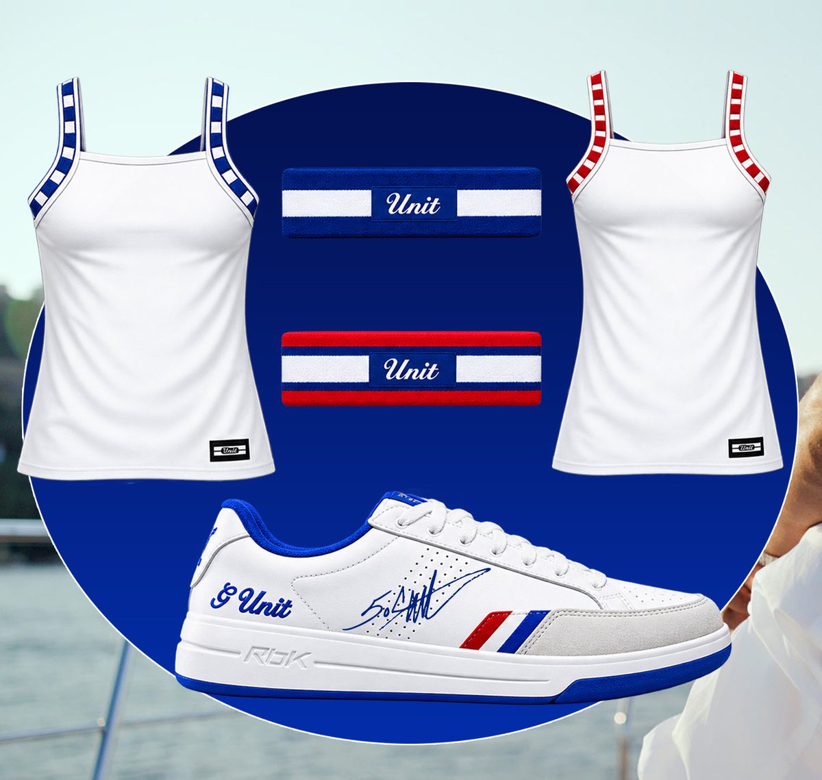 G-Unit tank tops, headbands and the signed G-Unit sneaker